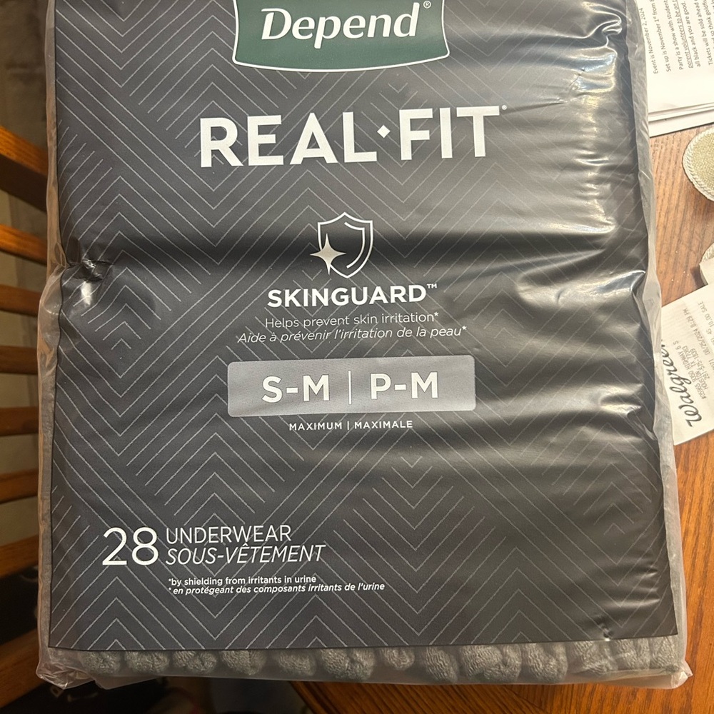 Depends undergarments